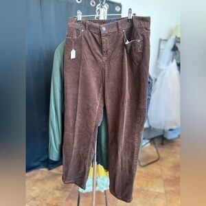 Talbots 10 women Brown Corduroy Pants